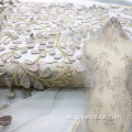 Fuchsia Nigerian Lace Stoff für Hochzeitskleid